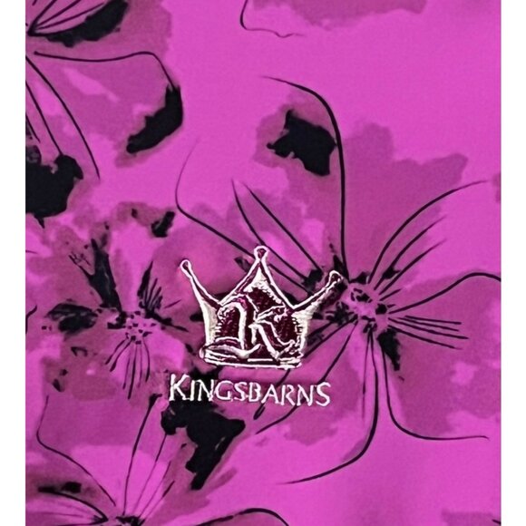 Kjus Women's XS 34 Long Sleeve 1/4 Zip Sport Fit Kingsbarns Vented Floral Top - Picture 5 of 7